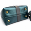 Handmade Emerald Teal Lambskin Crossbody Bag | Designer Deadstock Leather